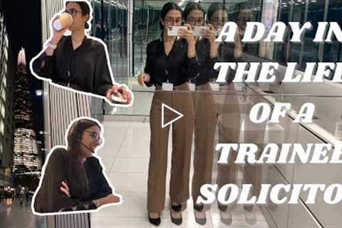 A Day in the life of a Trainee Solicitor in London | Real Estate | Lawyer Life