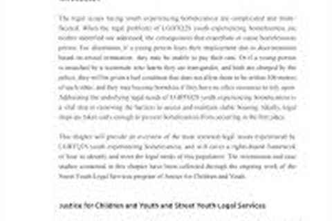 Legal Aid Services For Youth