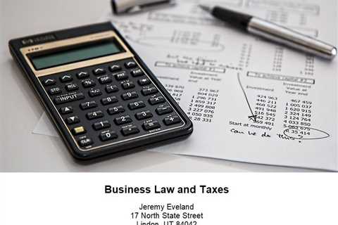 Business Law and Taxes