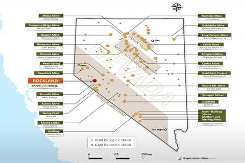 Evergold Receives Drill Permit for Rockland Gold-Silver Project, Walker Lane Trend, Nevada