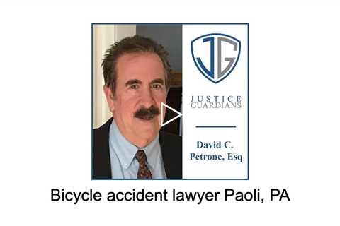 Bicycle accident lawyer Paoli, PA - Justice Guardians