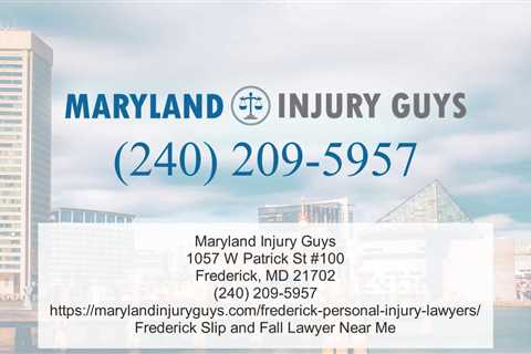 Personal Injury Lawyers Frederick, MD