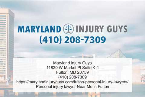 Workers' Compensation Lawyer Fulton, MD  - Maryland Injury Guys