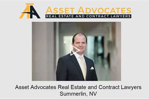 Asset Advocates Real Estate and Contract Lawyers Summerlin, NV