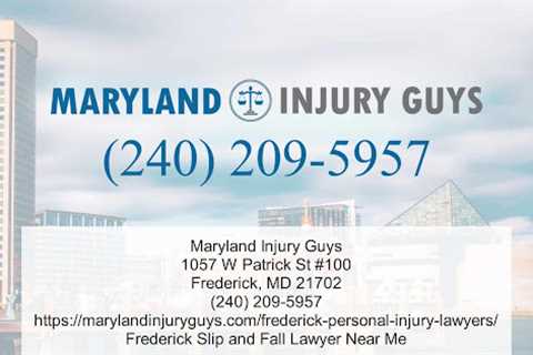 Abogados de lesiones personales en Frederick, MD  - Maryland Injury Guys