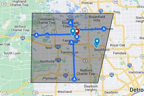 Bicycle accident lawyer Farmington Hills, MI - Google My Maps