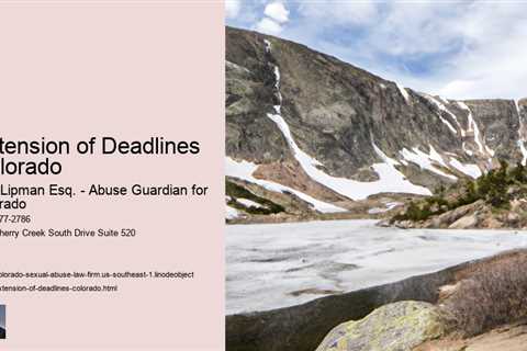 Extension of Deadlines Colorado