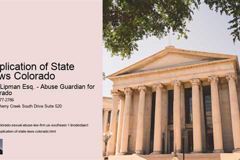 Application of State Laws Colorado