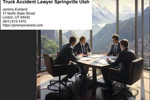 Truck Accident Lawyer Springville Utah