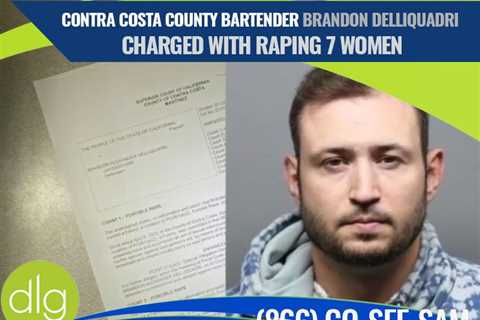 Bay Area Bartender Brandon Delliquadri Arrested on Multiple Rape Counts