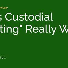 Does Custodial “Nesting” Really Work?