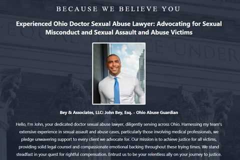 Doctor Sexual Abuse Lawyer John Bey Cincinnati, Ohio