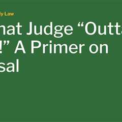 Get that Judge “Outta Heah!” A Primer on Recusal