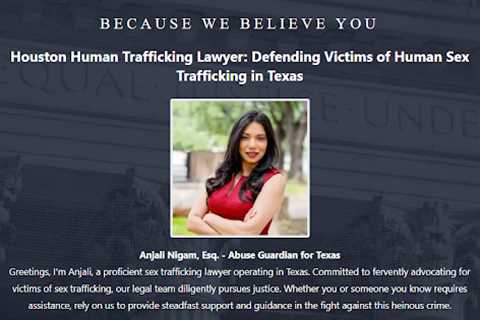 Sex Trafficking Lawyer Anjali Nigam Texas - Abuse Guardian