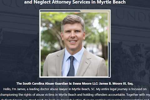 Doctor Abuse Lawyer James B. Moore III South Carolina - Abuse Guardian