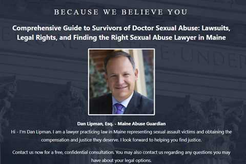 Doctor Abuse Lawyer Dan Lipman Maine