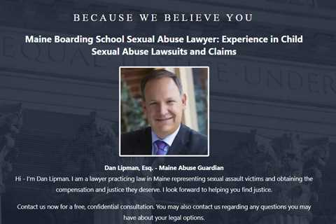 Boarding School Abuse Lawyer Dan Lipman Maine