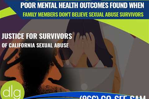 Sexual Abuse Survivors Who Aren’t Believed At Higher Risk for Poor Mental Health Outcomes