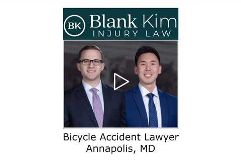 Bicycle Accident Lawyer Annapolis, MD - Blank Kim Injury Law