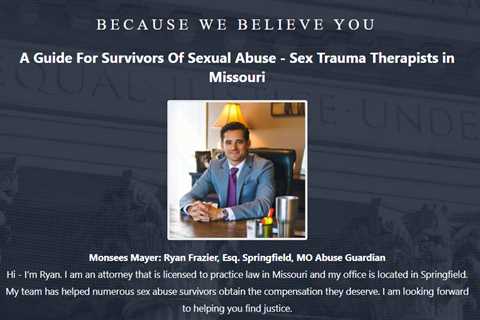 Sexual Trauma Lawyer Ryan Frazier Missouri