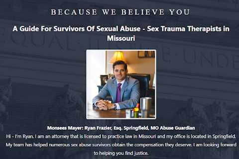 Sexual Trauma Lawyer Ryan Frazier Missouri - Abuse Guardian