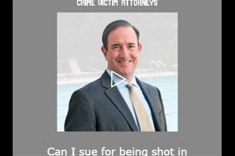 Can I sue for being shot in Florida   Michael Haggard