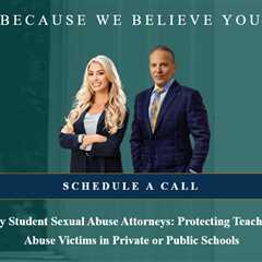 Teacher student sexual abuse lawyer NJ