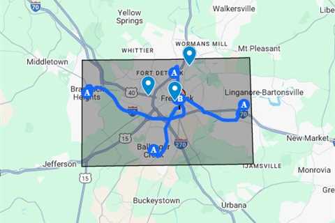 Car accident lawsuits Frederick, MD - Google My Maps