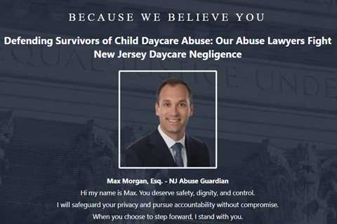 Daycare Abuse Lawyer Max Morgan New Jersey