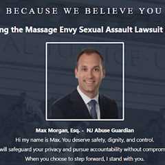 Massage Envy Abuse Lawyer NJ - Max Morgan · Wednesday, Jan 21 📸