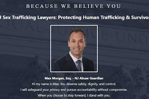 Sex Trafficking Lawyer NJ Max Morgan · Friday, Jan 16 📸